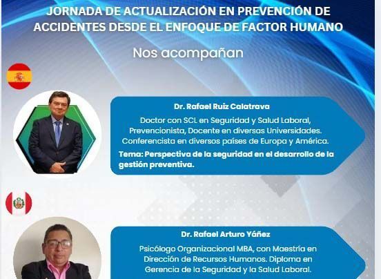 Jornada de actualización de Prevención de Accidentes desde el enfoque de Factor Humano