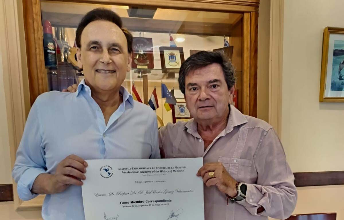 El Dr. José Carlos Gómez Villamandos ingresa en la Academia Panamericana de Historia de la Medicina