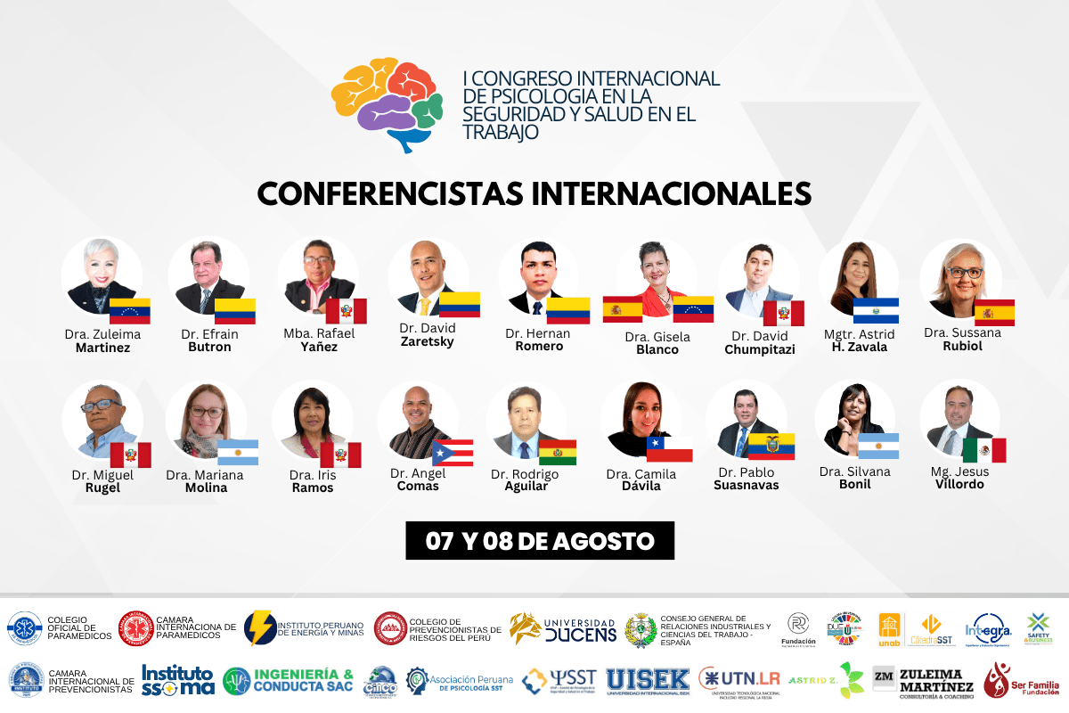 EL I CONGRESO INTERNACIONAL DE PSICOLOGÍA EN LA SEGURIDAD Y SALUD EN EL TRABAJO