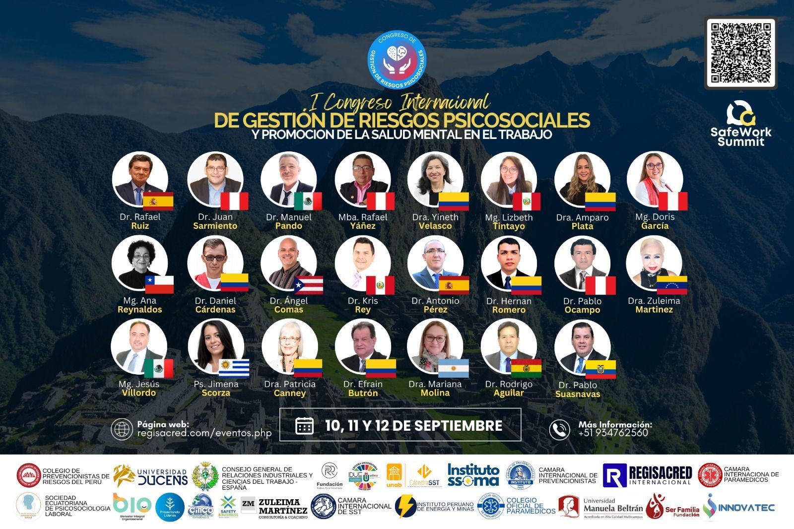 I Congreso Internacional de Gestión de Riesgos Psicosociales y Promoción de la Salud Mental en el Trabajo