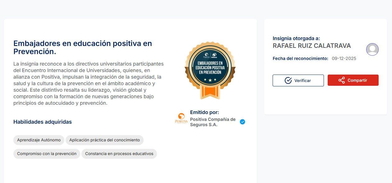 MIEMBROS DEL CGRICT DISTINGUIDOS POR LA ARL POSITIVA DE COLOMBIA