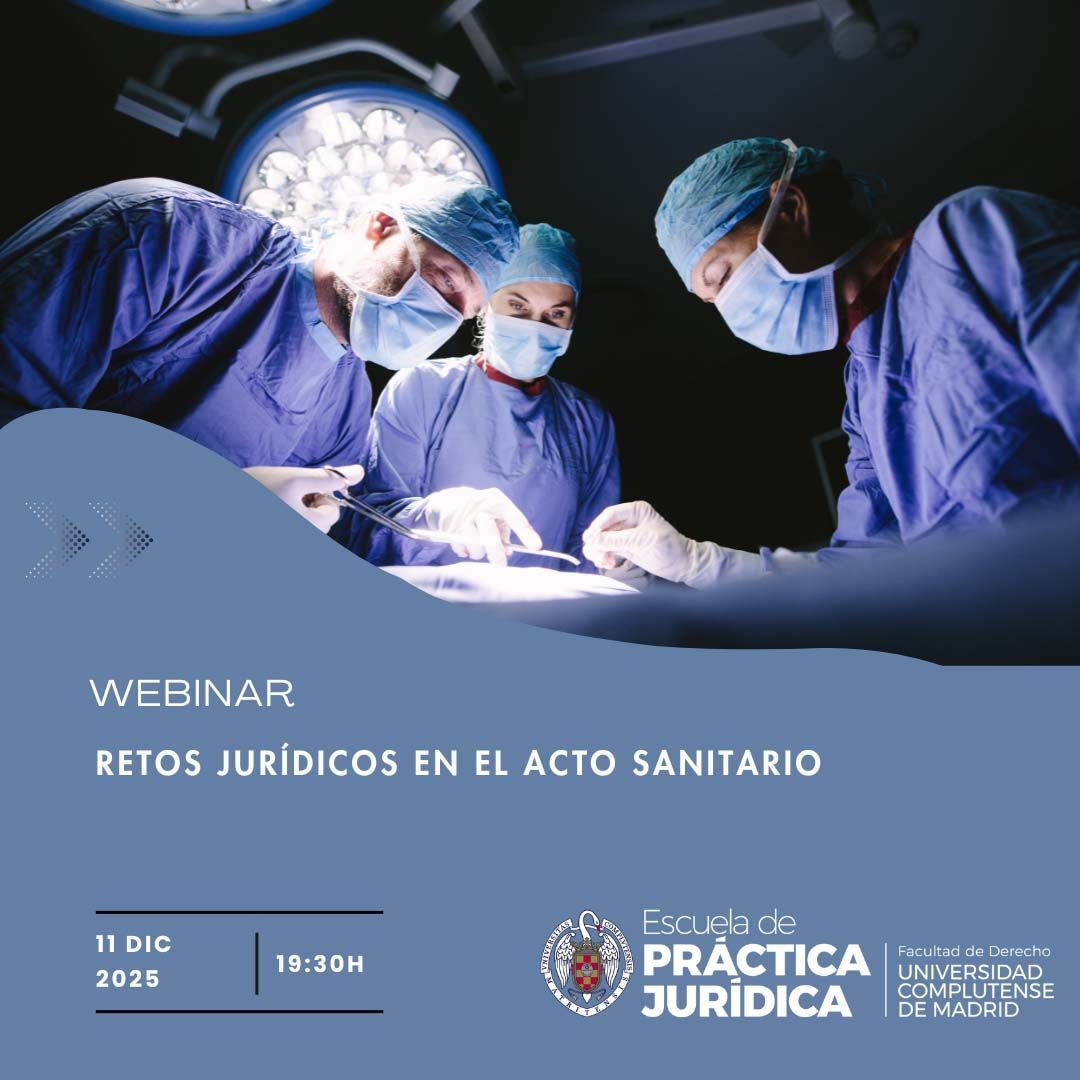 Webinar: Retos jurídicos en el acto sanitario
