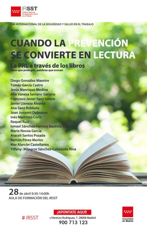 EL CGRICT PARTICIPA EN LA JORNADA DEL IRSST EL 28 DE ABRIL DIA MUNDIAL DE LA SST