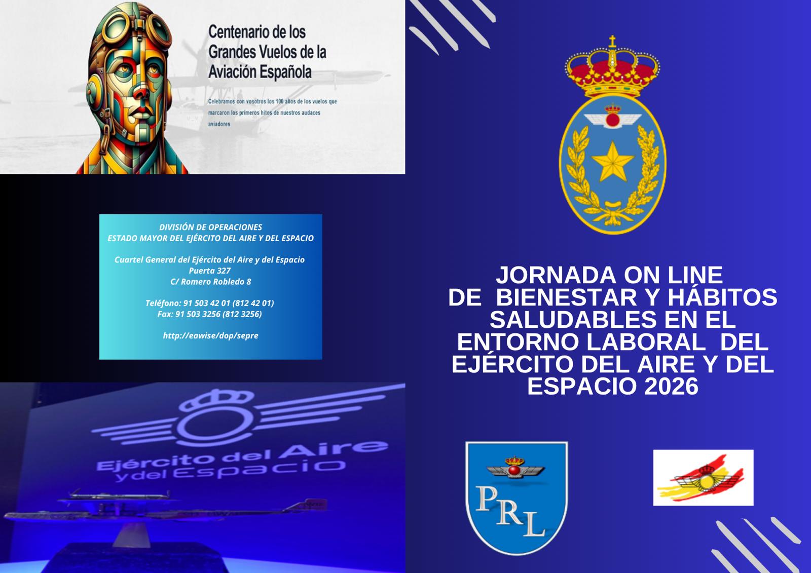 El Ejército del Aire y del Espacio impulsa la salud laboral con una jornada especializada en bienestar y hábitos saludables