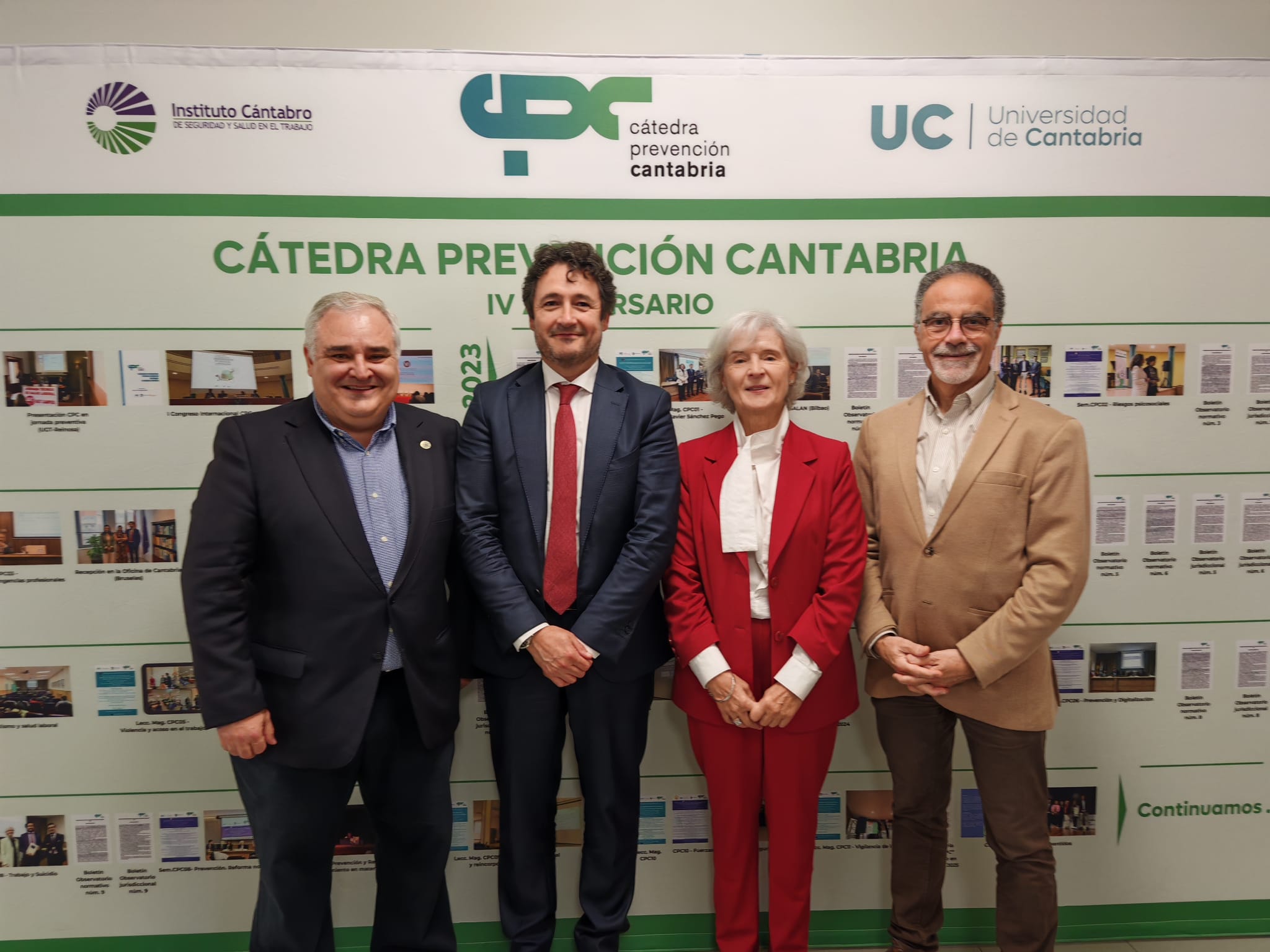 cuarto aniversario de la Cátedra Prevención Cantabria UC-ICASST de la Universidad de Cantabria