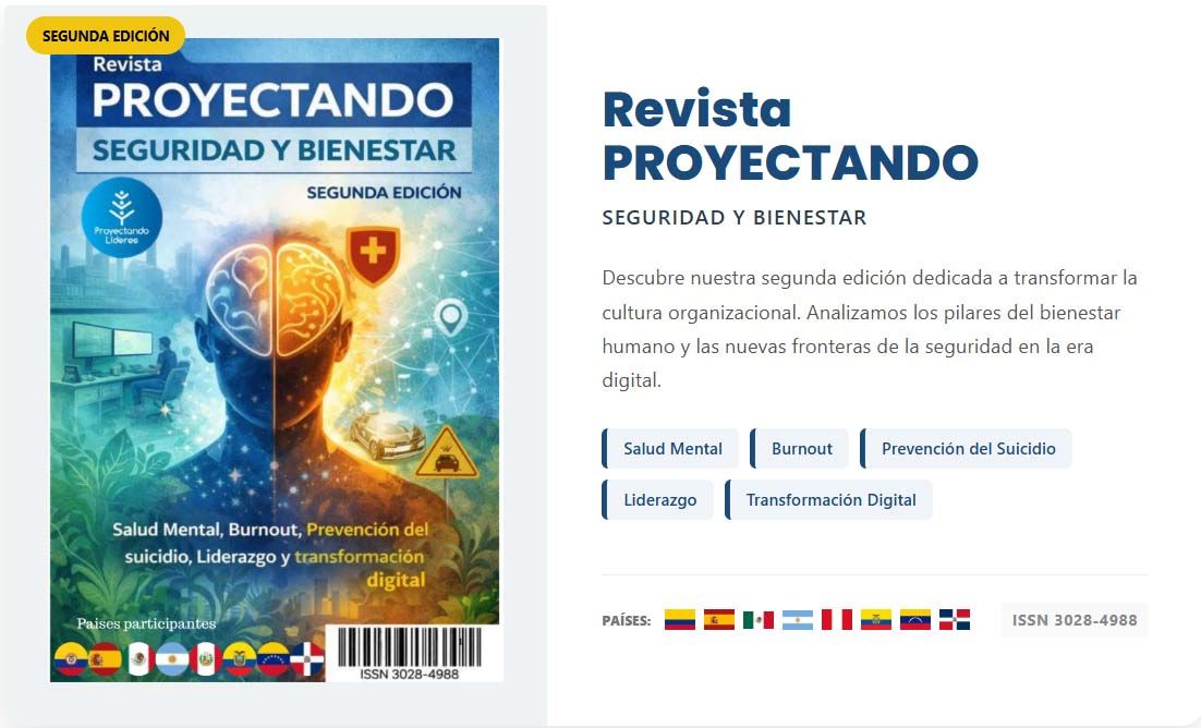 Revista Proyectando Seguridad y Bienestar