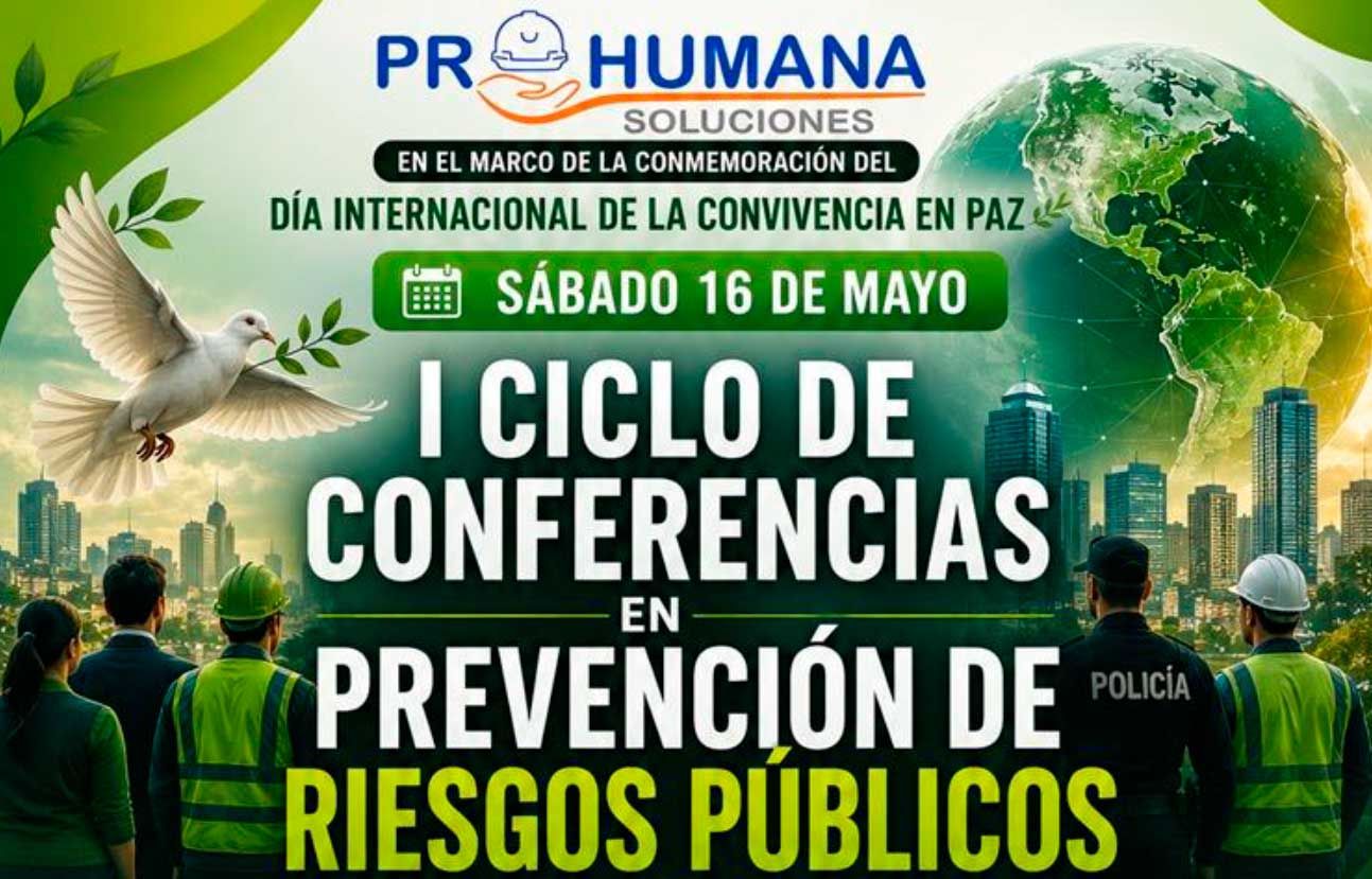 Inscripción I CICLO DE CONFERENCIAS PARA LA PREVENCIÓN DEL RIESGO PÚBLICO en entornos laborales